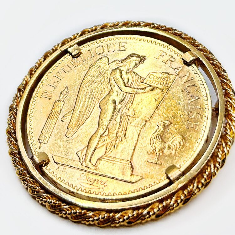 Pièce de 100 Francs or 22k 44.69grs