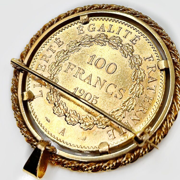 Pièce de 100 Francs or 22k 44.69grs