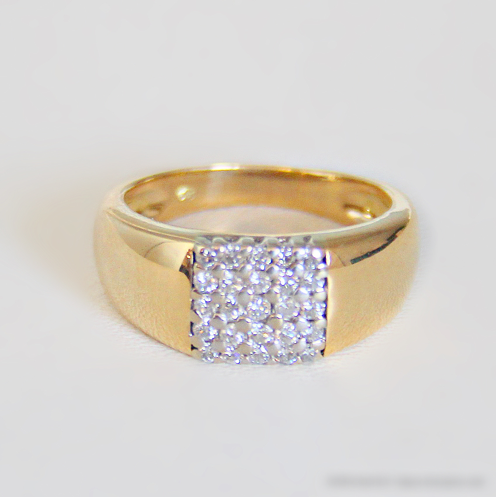 Bague Or 18 Carats 7,05grs Diamant