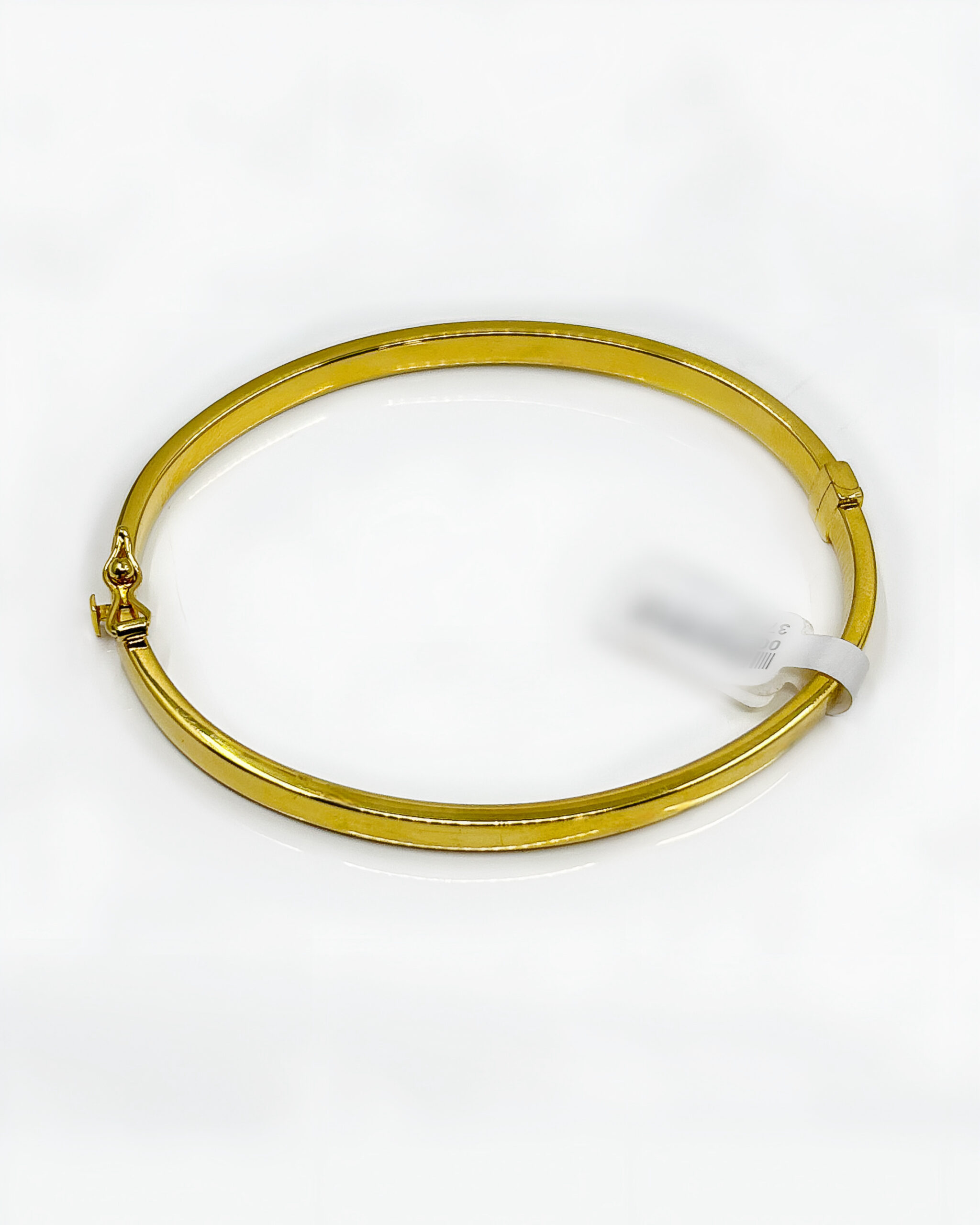 Bracelet or 18k 10.50 grs rigide ouvrant largeur 5 m